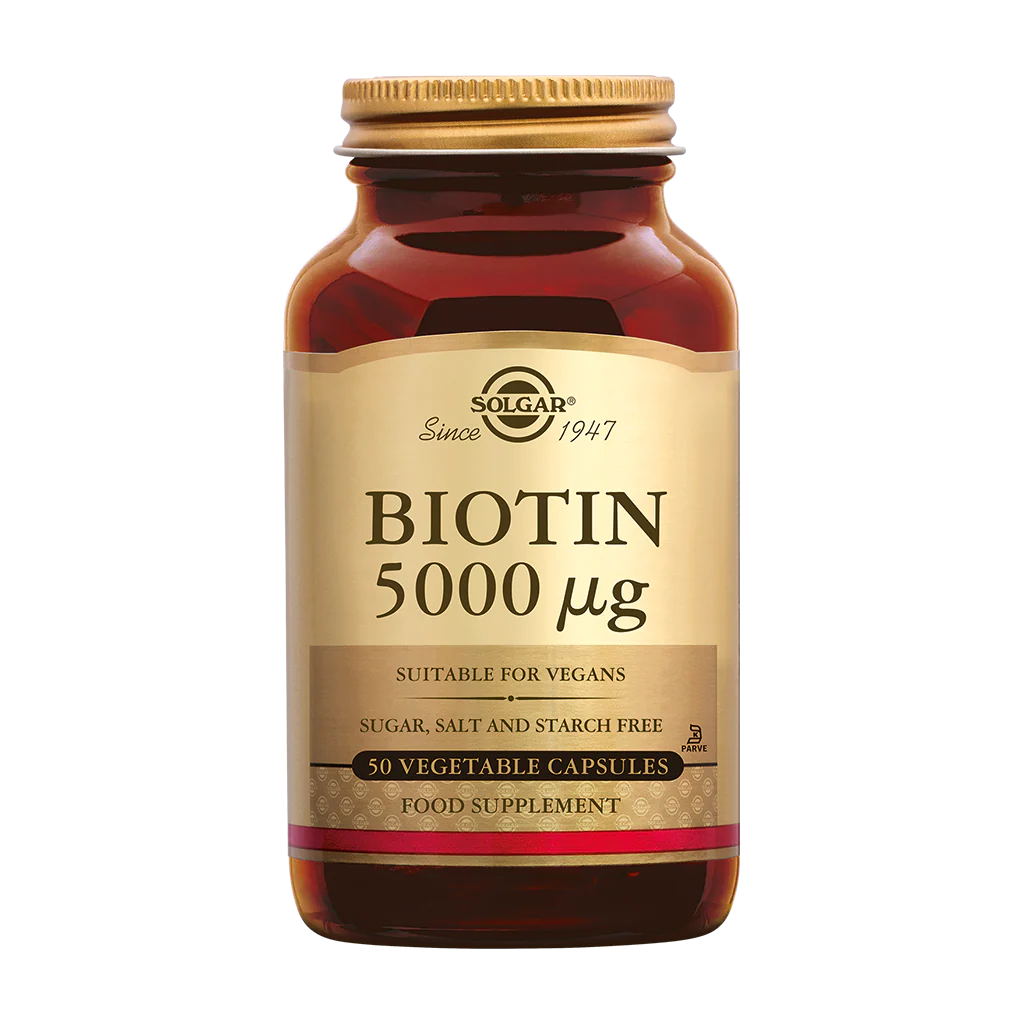 Biotina 5000 mcg کپسول بیوتین 5000 سولگار